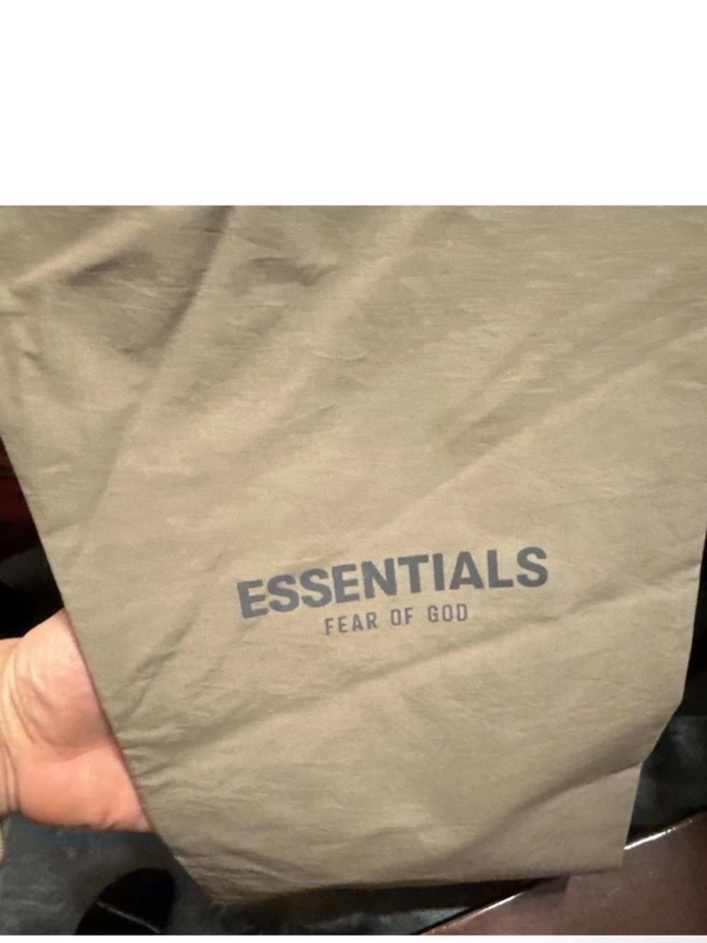 Fear of God ESSENTIALS Taupe track pants Size Medium